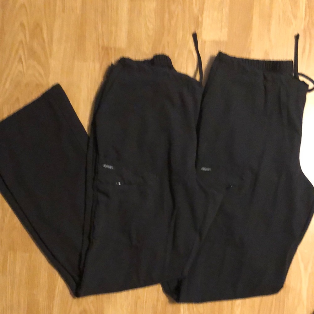 Jockey scrub pants set of 2- Large Tall, black